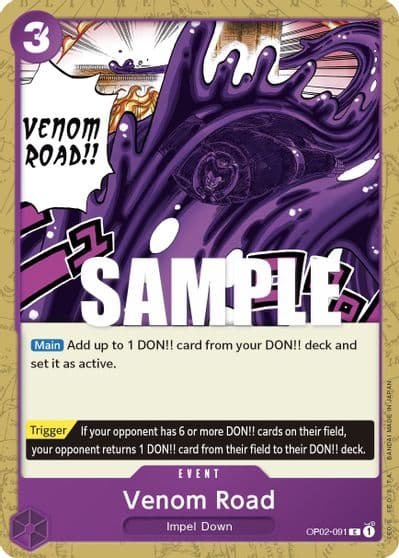 Venom Road Paramount War One Piece card