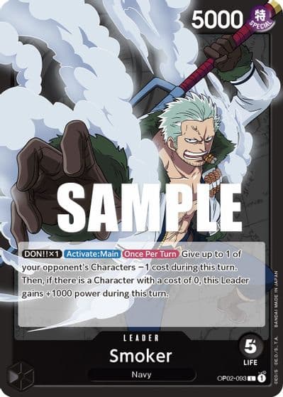 Smoker 093 Paramount War One Piece card
