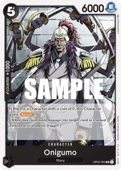Onigumo Paramount War One Piece card
