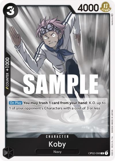Koby Paramount War One Piece card