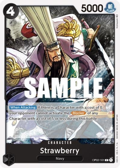 Strawberry Paramount War One Piece card