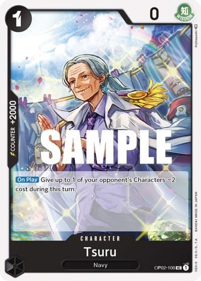 Tsuru Paramount War One Piece card
