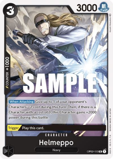 Helmeppo Paramount War One Piece card
