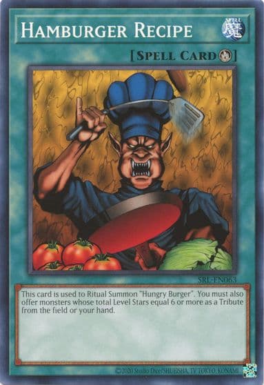 Hamburger Recipe Spell Ruler (25th Anniversary Edition) Yu-Gi-Oh! card