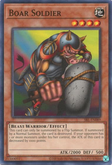 Boar Soldier Spell Ruler (25th Anniversary Edition) Yu-Gi-Oh! card