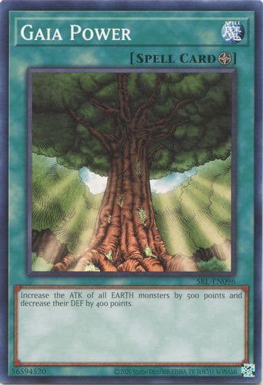 Gaia Power Spell Ruler (25th Anniversary Edition) Yu-Gi-Oh! card