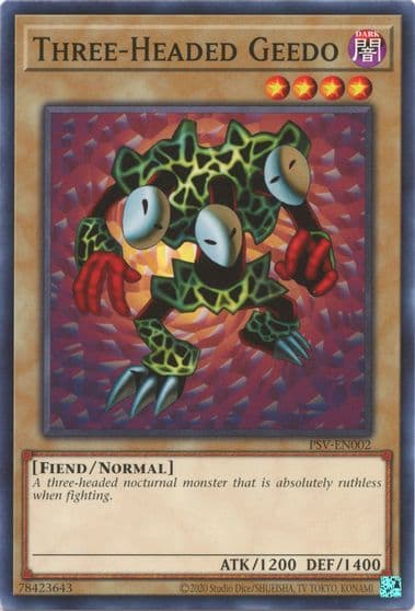 Three Headed Geedo Pharaoh's Servant (25th Anniversary Edition) Yu-Gi-Oh! card