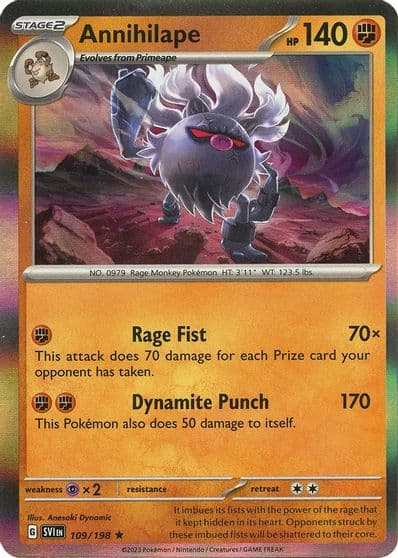 Annihilape SV01: Scarlet & Violet Base Set Pokemon card