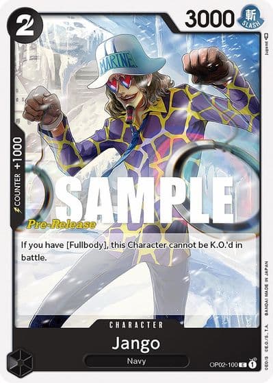 Jango Paramount War Pre-Release Cards One Piece card