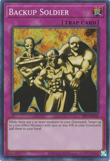 Backup Soldier Pharaoh's Servant (25th Anniversary Edition) Yu-Gi-Oh! card