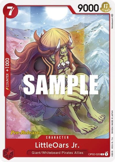 LittleOars Jr Paramount War Pre-Release Cards One Piece card