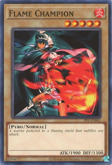 Flame Champion Pharaoh's Servant (25th Anniversary Edition) Yu-Gi-Oh! card