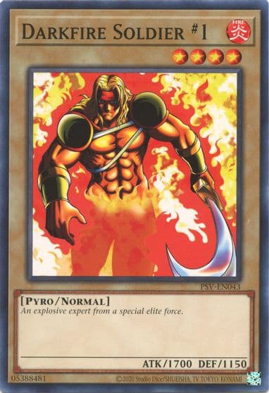 Darkfire Soldier 1 Pharaoh's Servant (25th Anniversary Edition) Yu-Gi-Oh! card