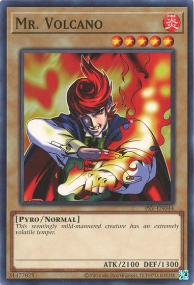 Mr Volcano Pharaoh's Servant (25th Anniversary Edition) Yu-Gi-Oh! card