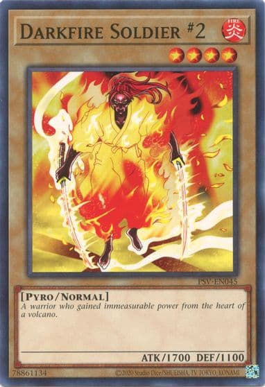 Darkfire Soldier 2 Pharaoh's Servant (25th Anniversary Edition) Yu-Gi-Oh! card