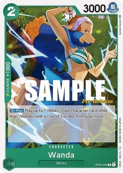 Wanda Paramount War Pre-Release Cards One Piece card