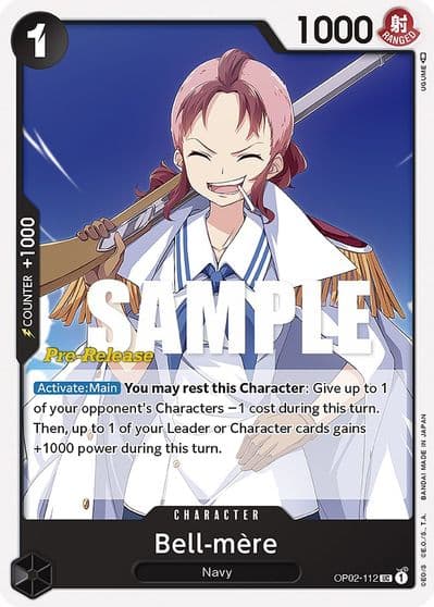 Bell mere Paramount War Pre-Release Cards One Piece card