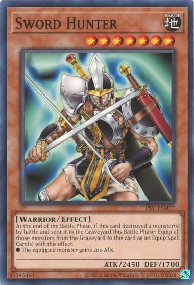 Sword Hunter Pharaoh's Servant (25th Anniversary Edition) Yu-Gi-Oh! card