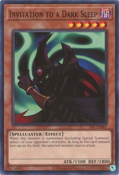 Invitation to a Dark Sleep Pharaoh's Servant (25th Anniversary Edition) Yu-Gi-Oh! card