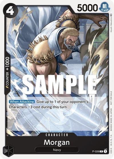 Morgan Pirates Party Vol 2 One Piece Promotion Cards One Piece card