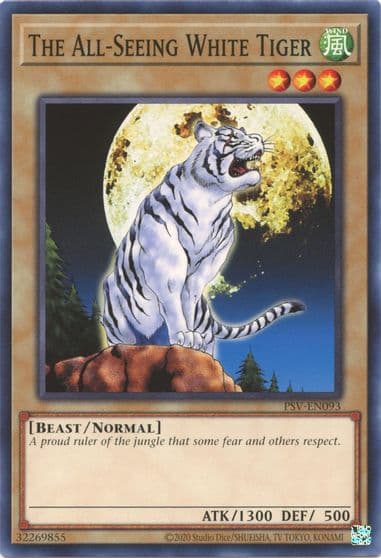 The All Seeing White Tiger Pharaoh's Servant (25th Anniversary Edition) Yu-Gi-Oh! card