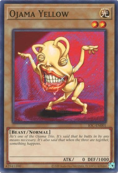 Ojama Yellow Invasion of Chaos (25th Anniversary Edition) Yu-Gi-Oh! card