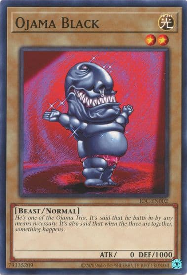 Ojama Black Invasion of Chaos (25th Anniversary Edition) Yu-Gi-Oh! card