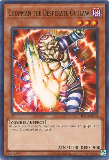 Chopman the Desperate Outlaw Invasion of Chaos (25th Anniversary Edition) Yu-Gi-Oh! card