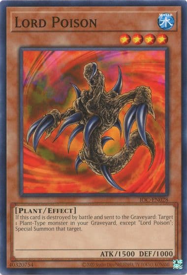 Lord Poison Invasion of Chaos (25th Anniversary Edition) Yu-Gi-Oh! card