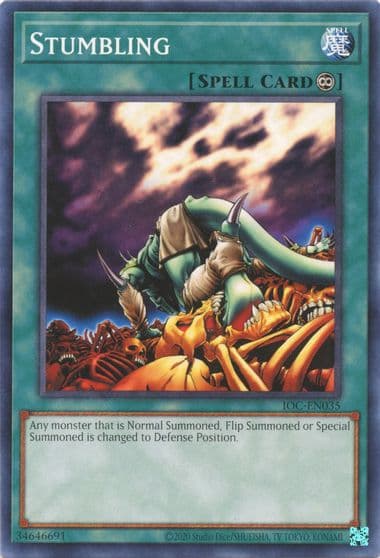 Stumbling Invasion of Chaos (25th Anniversary Edition) Yu-Gi-Oh! card