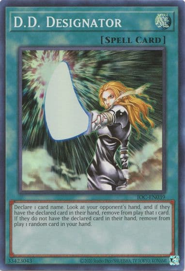 DD Designator Invasion of Chaos (25th Anniversary Edition) Yu-Gi-Oh! card