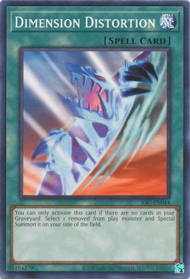 Dimension Distortion Invasion of Chaos (25th Anniversary Edition) Yu-Gi-Oh! card