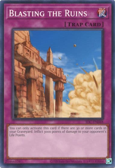 Blasting the Ruins Invasion of Chaos (25th Anniversary Edition) Yu-Gi-Oh! card