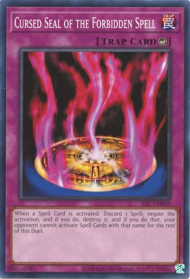 Cursed Seal of the Forbidden Spell Invasion of Chaos (25th Anniversary Edition) Yu-Gi-Oh! card