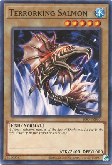 Terrorking Salmon Invasion of Chaos (25th Anniversary Edition) Yu-Gi-Oh! card