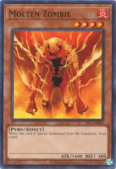 Molten Zombie Invasion of Chaos (25th Anniversary Edition) Yu-Gi-Oh! card