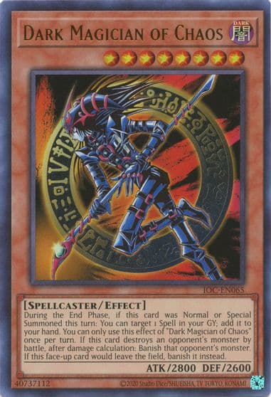 Dark Magician of Chaos Invasion of Chaos (25th Anniversary Edition) Yu-Gi-Oh! card