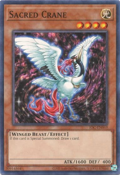Sacred Crane Invasion of Chaos (25th Anniversary Edition) Yu-Gi-Oh! card