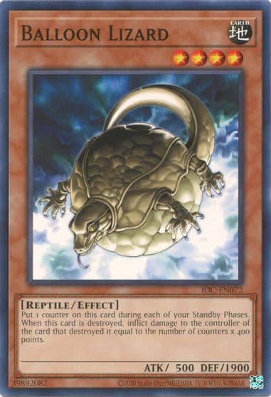 Balloon Lizard Invasion of Chaos (25th Anniversary Edition) Yu-Gi-Oh! card