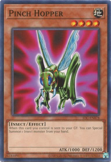 Pinch Hopper Invasion of Chaos (25th Anniversary Edition) Yu-Gi-Oh! card