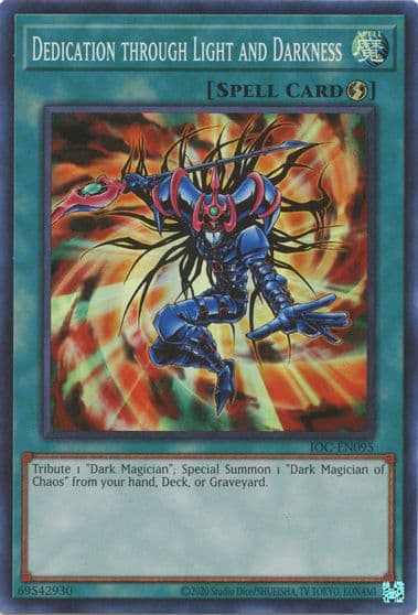Dedication Through Light and Darkness Invasion of Chaos (25th Anniversary Edition) Yu-Gi-Oh! card
