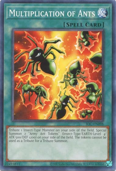 Multiplication of Ants Invasion of Chaos (25th Anniversary Edition) Yu-Gi-Oh! card