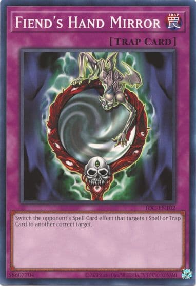 Fiends Hand Mirror Invasion of Chaos (25th Anniversary Edition) Yu-Gi-Oh! card