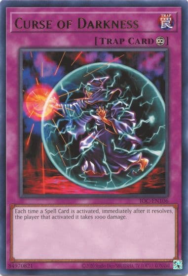 Curse of Darkness Invasion of Chaos (25th Anniversary Edition) Yu-Gi-Oh! card
