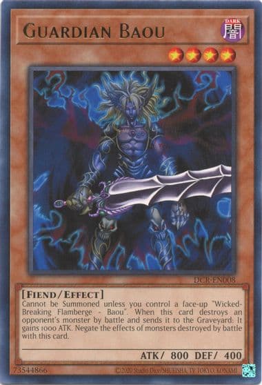 Guardian Baou Dark Crisis (25th Anniversary Edition) Yu-Gi-Oh! card