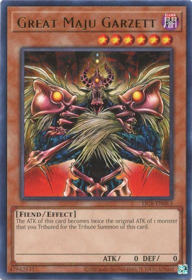 Great Maju Garzett Dark Crisis (25th Anniversary Edition) Yu-Gi-Oh! card