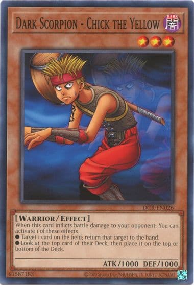 Dark Scorpion Chick the Yellow Dark Crisis (25th Anniversary Edition) Yu-Gi-Oh! card