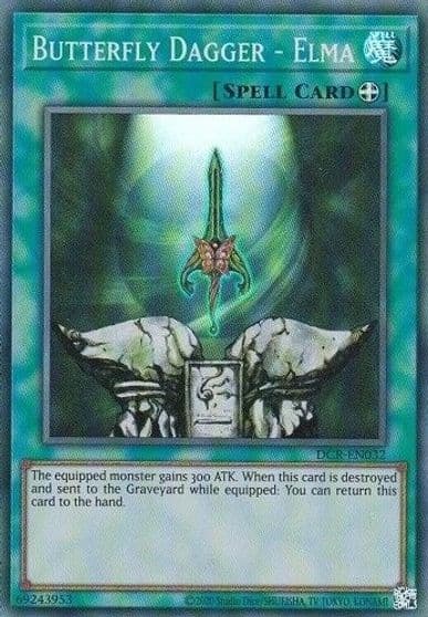 Butterfly Dagger Elma Dark Crisis (25th Anniversary Edition) Yu-Gi-Oh! card