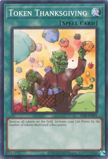 Token Thanksgiving Dark Crisis (25th Anniversary Edition) Yu-Gi-Oh! card