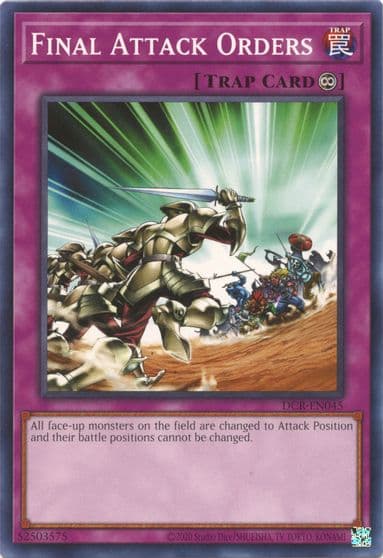 Final Attack Orders Dark Crisis (25th Anniversary Edition) Yu-Gi-Oh! card